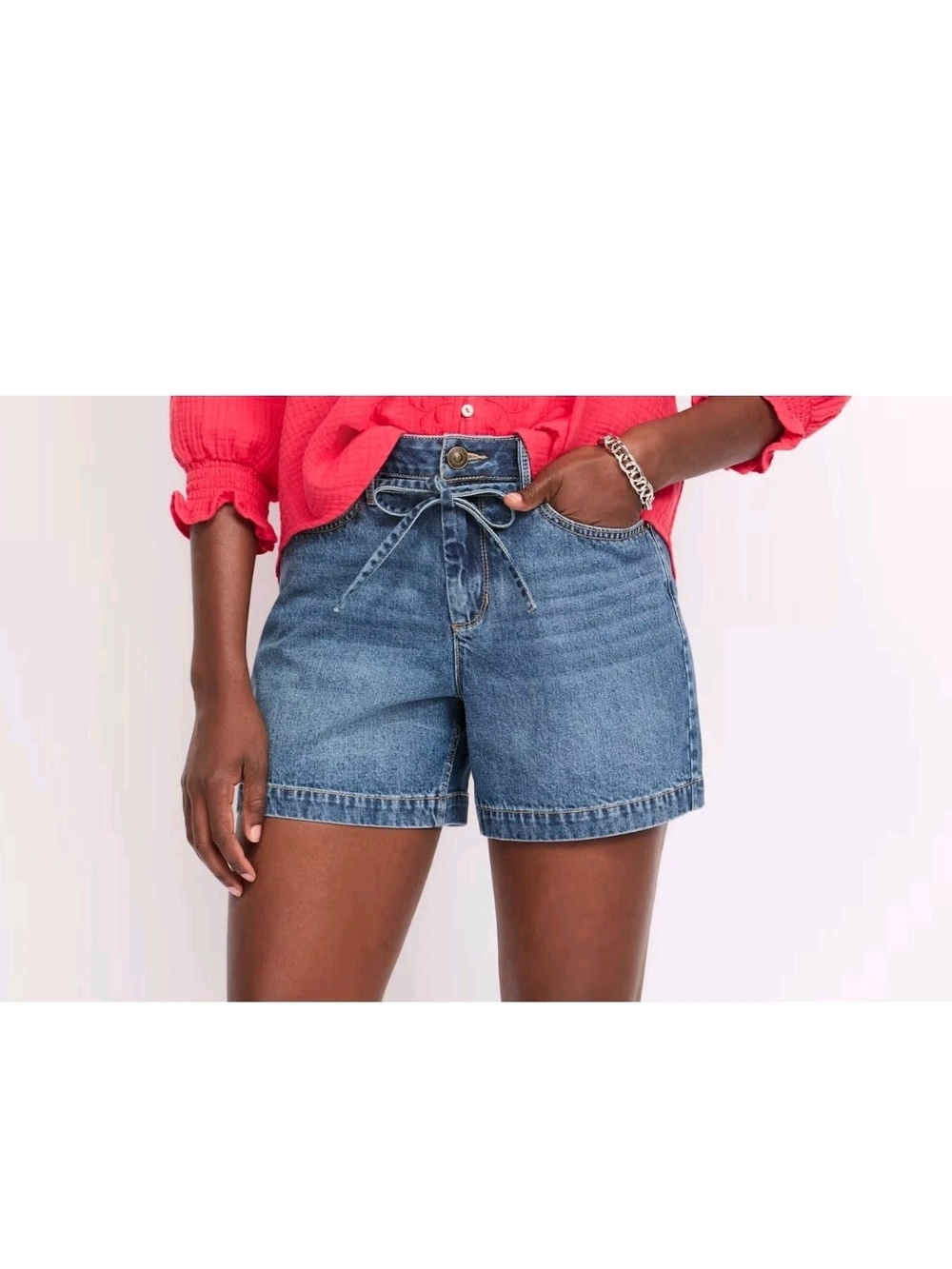 NWT Market & Spruce Vintage Stretch Denim Shorts Size 8